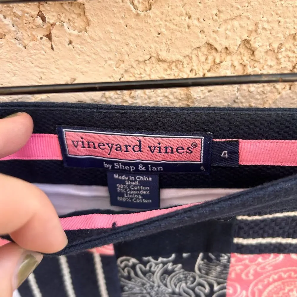 Vineyard Vines  Patchwork Skirt Size 4